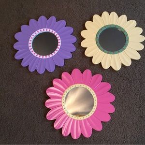 Home Interiors Set of 3 Decorative Mirrors - Kids